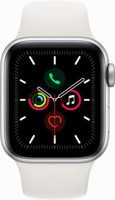 Apple Watch Series 5 44mm (GPS+Cellular) Silver