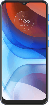 Moto E7i Power Blue