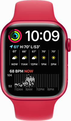 Apple Watch Series 7 45mm (GPS+Cellular) (PRODUCT) RED