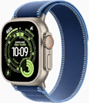 Apple Watch Ultra 3 49mm (GPS + Cellular) Natural Titanium Case with Blue Trail Loop M/L