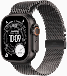 Apple Watch Ultra 3 49mm (GPS + Cellular) Black Titanium Case with Black Milanese Loop Medium