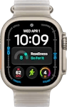 Apple Watch Ultra 4 49mm (GPS + Cellular) Natural Case with Translucent Grey Ocean Band