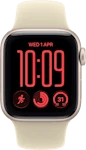Apple Watch Series SE 3 40mm (GPS+Cellular) Starlight Aluminium Case with Sand Sport Band - S/M