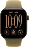 Apple Watch Series 12 42mm (GPS+Cellular) Aluminium Dark Bronze Case with Olive Sport Band S/M