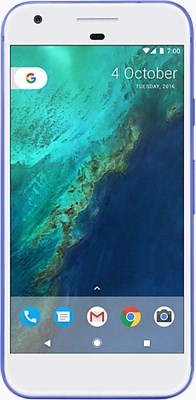 Google Pixel Really Blue