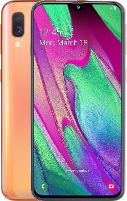 Samsung Galaxy A40 Coral