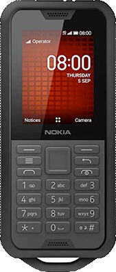 Nokia 800 Tough Black Steel